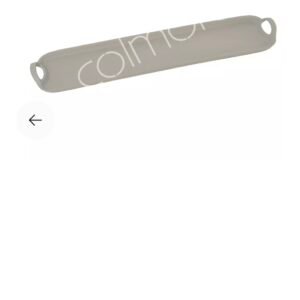 Tray w/handle alu raw/stone 59x16x5