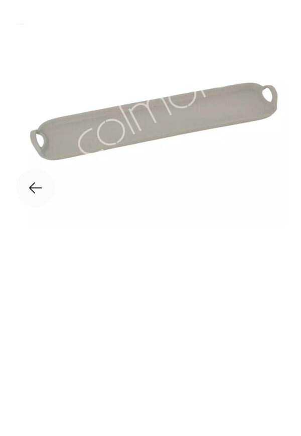 Tray w/handle alu raw/stone 59x16x5