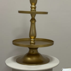 Tweelaagse etagère colmore gold