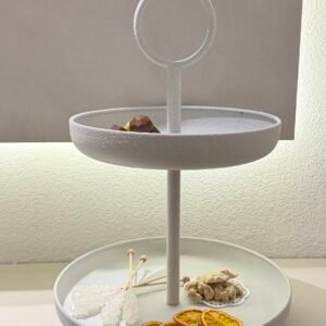 Etagère twee-laags WIT